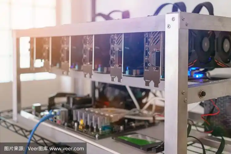 A close-up view of a high-performance miner