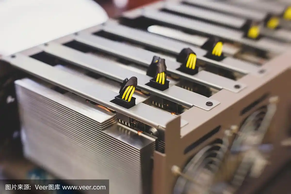 A thriving mining farm filled with machines