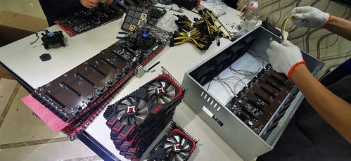 High-performance Alephium mining rig operating in a modern mining farm